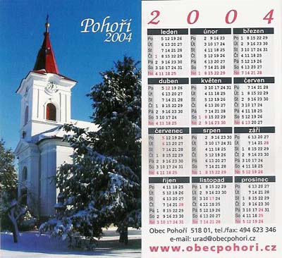 Kalend Poho 2004