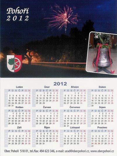 Kalend Poho 2012