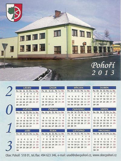 Kalend Poho 2013