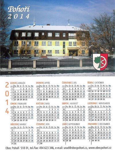 Kalend Poho 2014