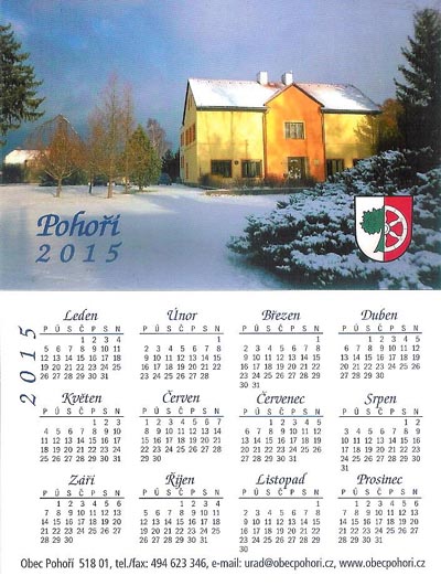 Kalend Poho 2015