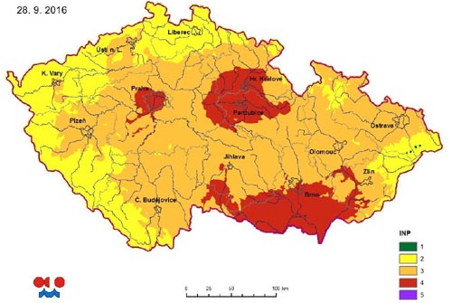 mapa sucha R - zdroj chmi.cz (rok 2016)