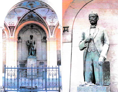 MUDr. Jan Dvok - socha v Praze na Vyehrad