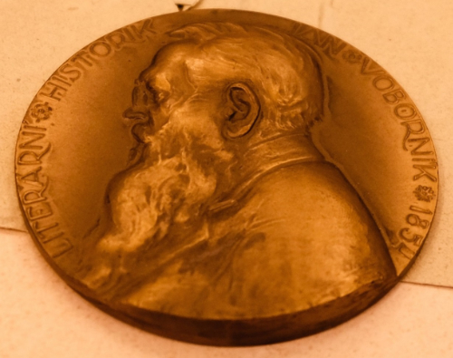 Plaketa Jana Vobornka od sochae a medailra Josefa ejnosty