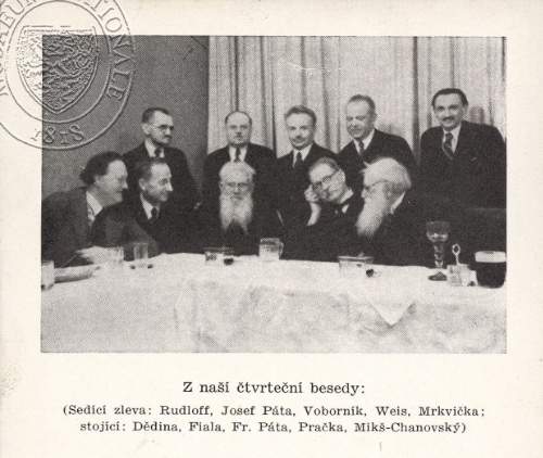 Jan Vobornk - Z na tvrten besedy v kruhu tvrtenk, 1936
