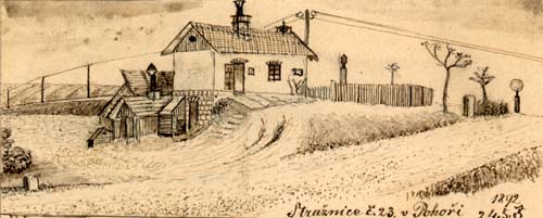 Stražnice č.23 v Pohoří 24.5.1892 (Alois Beer z Dobrušky, rok 1893)