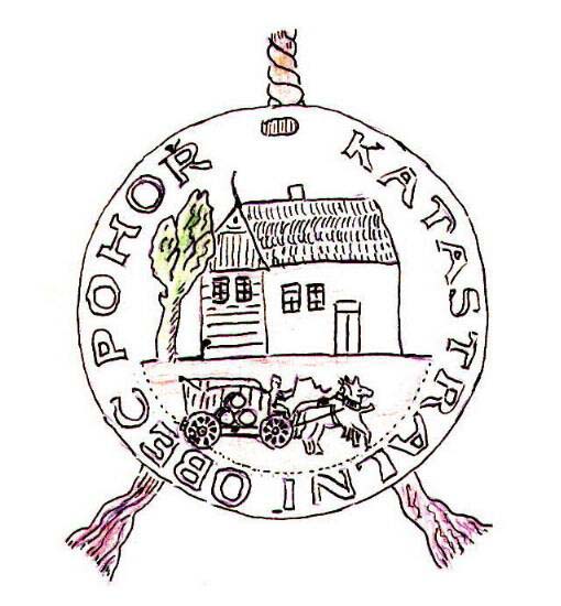 historický znak obce Pohoří (do roku 1945)