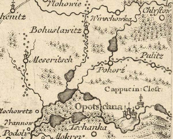 Müllerova mapa Čech (rok 1720)