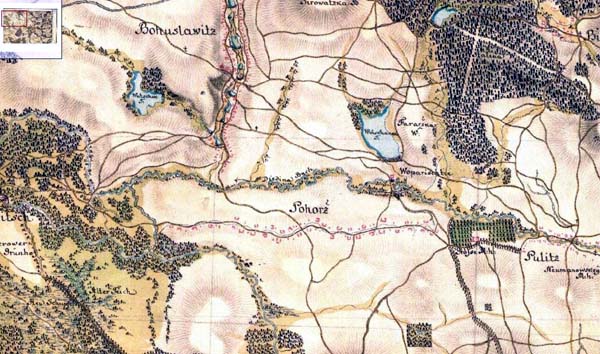 První vojenské mapování (Josefské) provedené za vlády Josefa II. (rok 1764 - 1783)