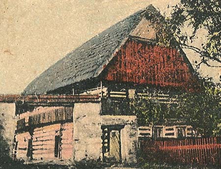 starobylý statek patřící p. V. Baškovi (rok nezjištěn)