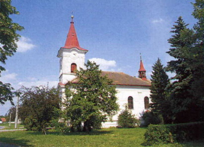 Kostel sv. Jana Křtitele (rok 1994)