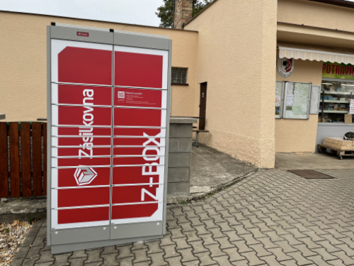 Z-BOX společnosti Zásilkovna v Pohoří (rok 2021)