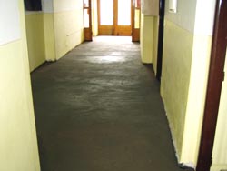 izolace plus nový beton v ZŠ (rok 2007)