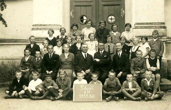 Z Pohorské školy (rok 1935-1936)