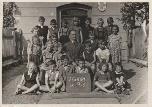 Z Pohorské školy (rok 1958)